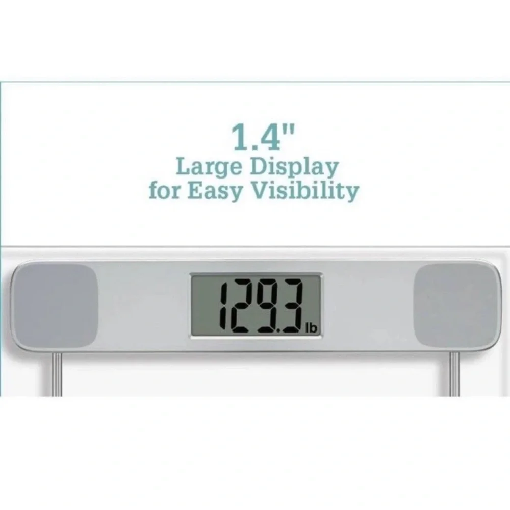 THINNER by CONAIR Digital Glass Weight Scale Silver